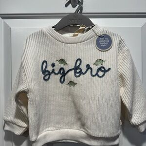 White 'Big Bro' Sweater